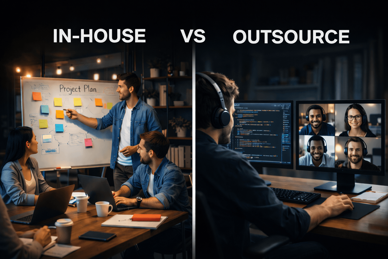 In-House vs. Outsource MVP: 2026 Comparison for Founders